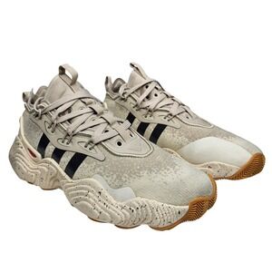 Adidas Trae Young 3 Kids Size 5 Tan Black Basketball Shoes Sneakers